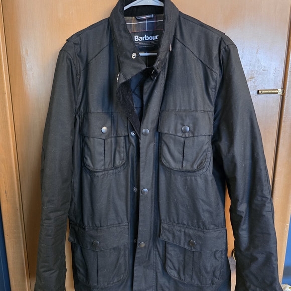 Barbour Men's Black Military Field Jacket - Picture 1 of 4